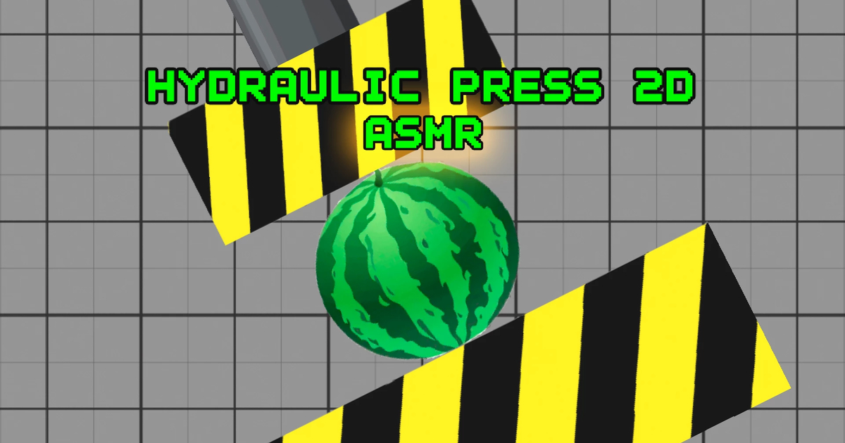 Hydraulic Press 2D ASMR Cover
